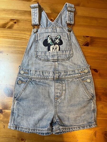 baby GAP×Disney ミニーオーバーオール サロペット 110cm デニム