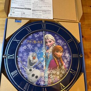 【未使用】非売品 アナと雪の女王 壁掛け時計 電波時計 35cm サンクスプライムキャンペーン2015