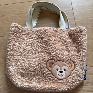 ダッフィー トートバッグ ミニトートバッグ モコモコ