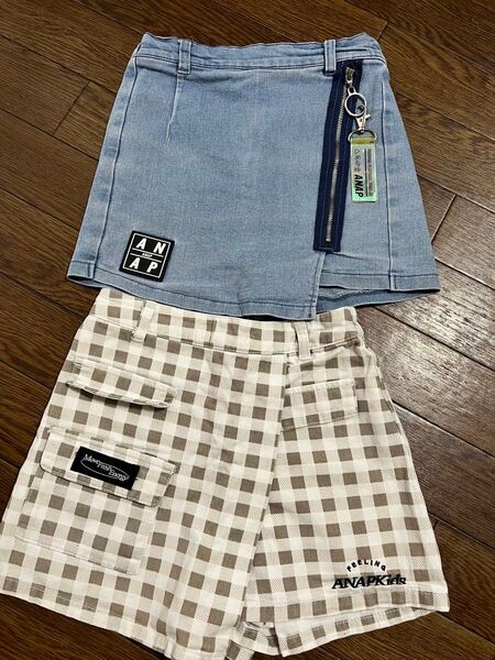 ANAPキッズスカートズボンセット