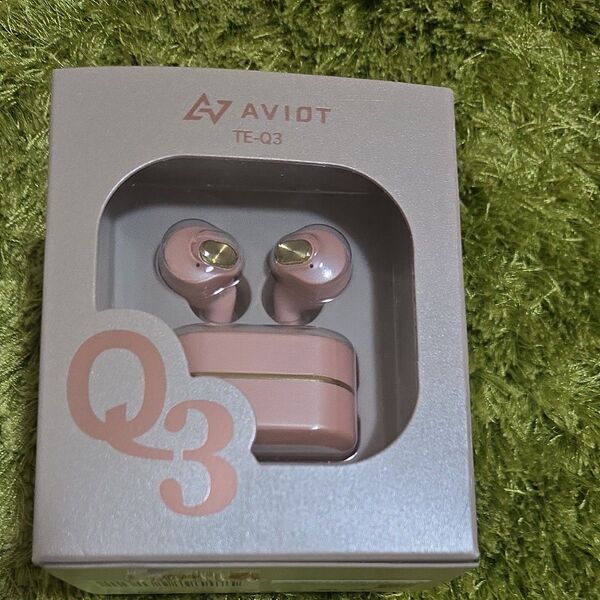 【本日、値下げしました!】ワイヤレスイヤホン TE-Q3-PK ピンククオーツ あのちゃんイヤホン AVIOT