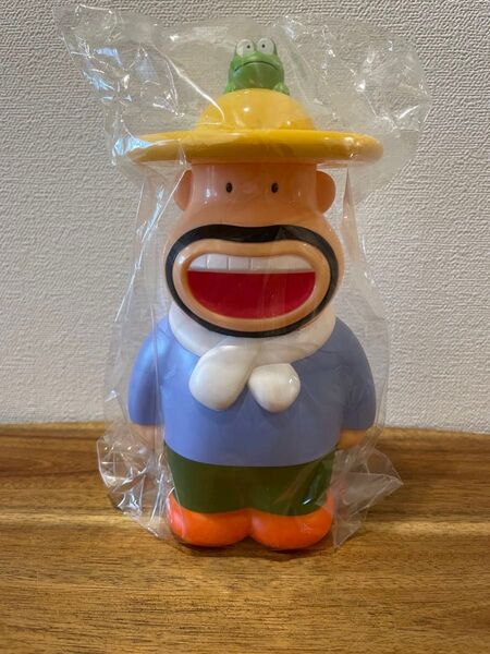 【未使用新品】明治 カールおじさんとかえるのケロ太 貯金箱
