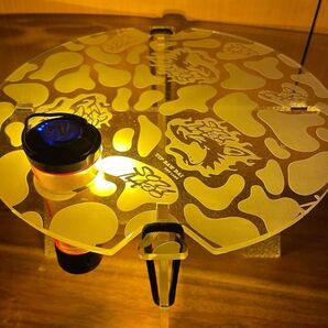【美品】soulabo ソウラボ ゴールゼロ用アクリルテーブル tip saw dai ローンウルフ柄