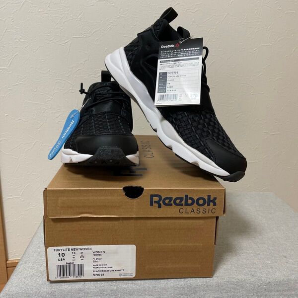 Reebok CLASSIC Furylite New Woven ブラック 27cm