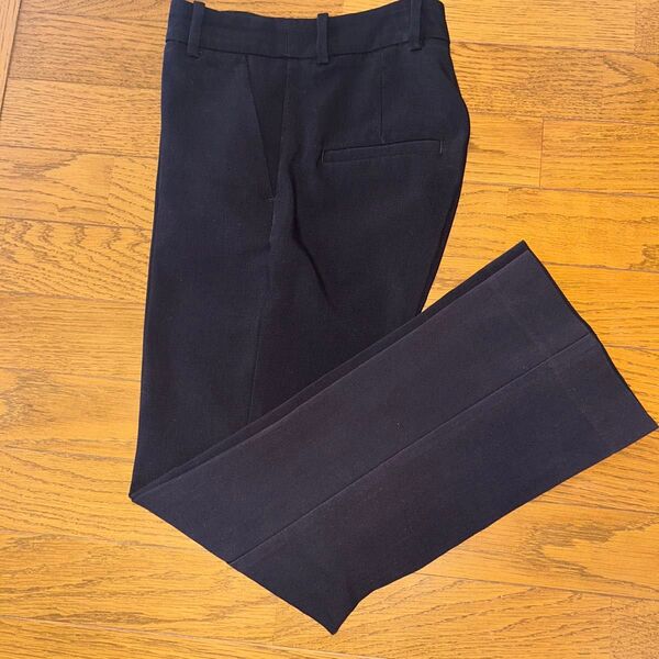 H&Mレディース ストレートパンツ 黒 ブラック