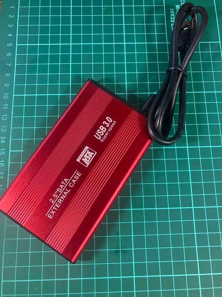 ボータプル外付けHDD 1TB USB3.0 赤 大容量No84