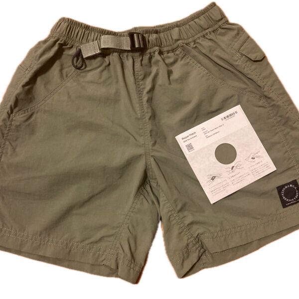 山と道 5pocket shorts Sサイズ Olive リペアパッチ付き