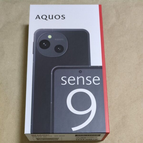 新品 未開封 256GB 8GBモデル SHARP AQUOS sense9 SH-M29 ブラック SIMフリー スマホ