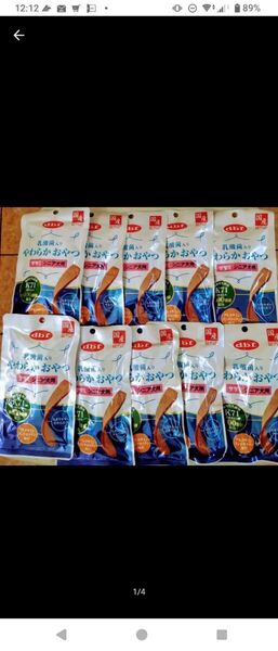 最終値・デビフシニア・国産・乳酸菌入り・やわらかシニアささみ40g×10個セット。未使用未開封。賞味期限2025年11月。