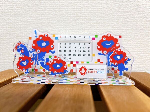 2025大阪関西万博公式キャラクター ミャクミャク アクリル万年カレンダー