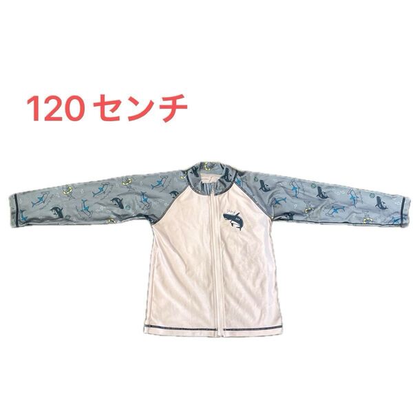 ラッシュガード 120センチ サメ柄