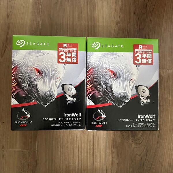 【高品質NAS用】Seagate IronWolf ST4000VN008 4TB×2(合計8TB)