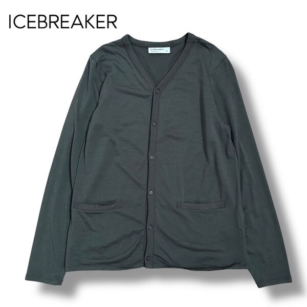 【ICEBREAKER】メリノウールカーディガン