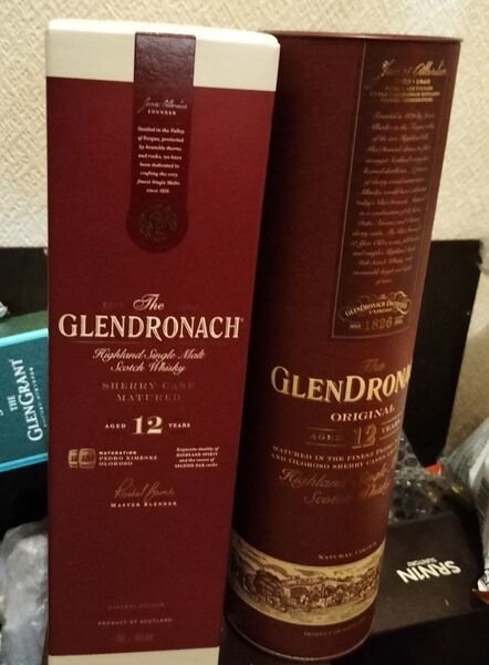グレンドロナック新、旧ボトル飲み比べ