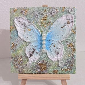 テクスチャーアート 絵画 絵の具 絵 インテリア 抽象画 美術 蝶々 装飾 キャンバス 原画 現代アート アート 動物画