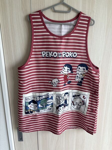 エプロン 保育士 介護士 大人用 M-L PEKO&POKO ぺこちゃん