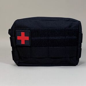 【ブラック】 メディカルポーチ ミリタリーポーチ モールシステム molle
