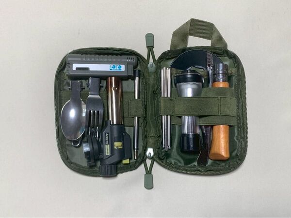 【グリーン】 ツールポーチ ミリタリー タクティカル アウトドア キャンプ 工具 ゴールゼロ