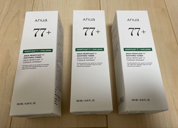 Anua アヌア ドクダミ77スージングトナー 250ml 3本セット
