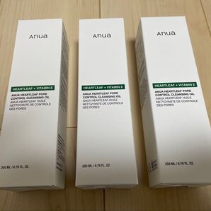 【新品未使用】anua Heartleaf VEクレンジングオイル200mL 3本