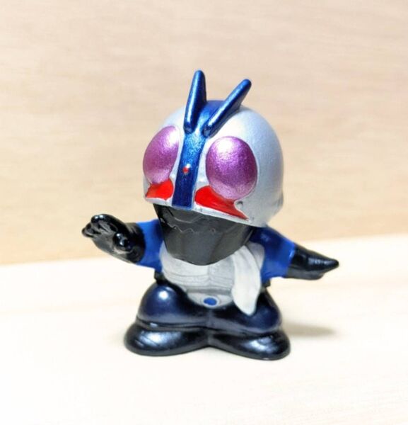 仮面ライダー新1号(チョウオーグイメージver) 指人形 素人リペイント製作物