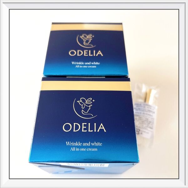 ODELIA オディリア リンクル&ホワイトオールインワンクリーム 2個 新品未開封