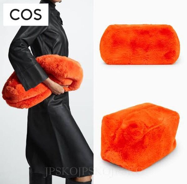 cos ファー クラッチバッグ