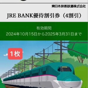JRE BANK 優待割引券 1枚