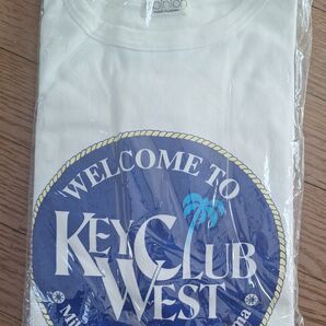 希少!アイドルTシャツ 桜っ子クラブさくら組 KEY CLUB WEST 白 ホワイト 新品 未使用 送料込 中谷美紀と東 恵子