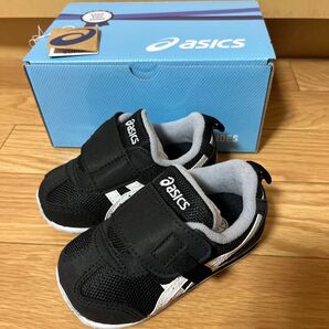 【新品・未使用】asics キッズスニーカー 13.5cm ブラック IDAHO BABY KT-ES