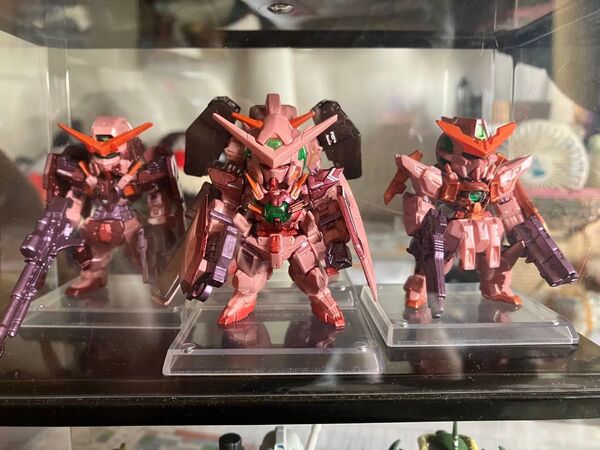 FW ガンダムコンバージコア プレミアムバンダイ限定ガンダムOOトランザムセット
