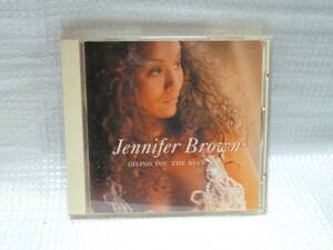 ◆日盤 CD／ジェニファー・ブラウン Jennifer Brown／ GIVING YOU THE BEST／ BVCA-640◆