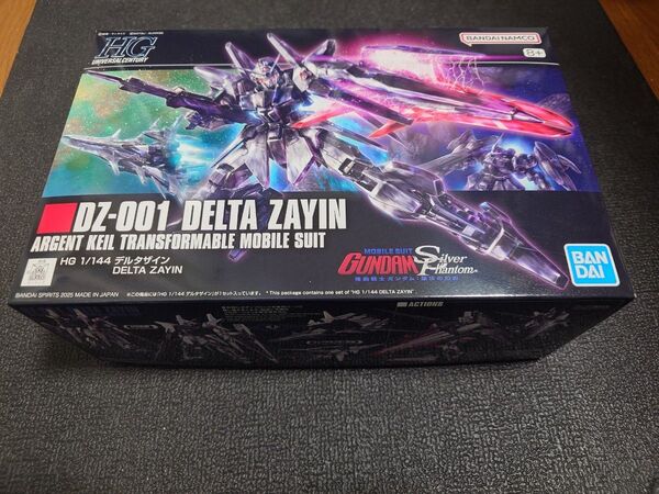 プレミアムバンダイ限定 HG 1/144 DZ-001 デルタザイン 機動戦士ガンダム:銀灰の幻影 ガンプラ