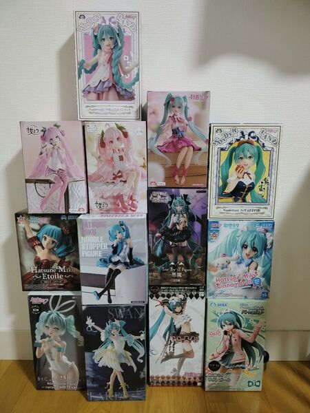 初音ミク フィギュア 13箱セット 未開封 hatsune miku figure まとめ売り ぬーどるストッパー シナモロール