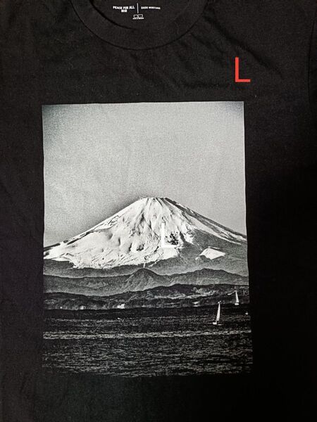 PEACE FOR ALL 森山大道 ユニクロ富士山 Tシャツ L*美品