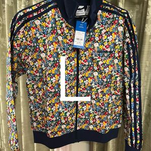 【新品未使用】LIBERTY LONDON フローラル トラックトップ Lサイズ