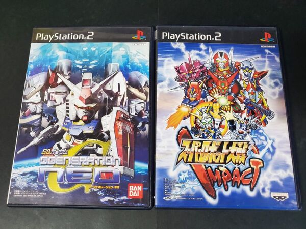 PS2 機動戦士ガンダム gジェネレーション ネオ スーパーロボット大戦 インパクト セット