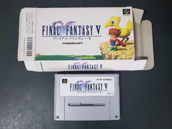 SFC ファイナルファンタジー5 ファイナルファンタジーV スーパーファミコン ソフト 箱