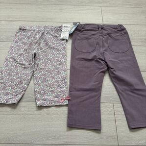 エニィファム ネコポケット 花柄 レギンス セット
