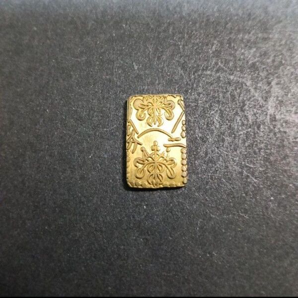 明治二分金 明治二分判金 古銭 参考品 (4-152)