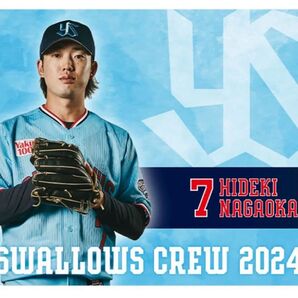 【東京ヤクルトスワローズ・長岡秀樹】2024CREW選手ビジュアルレジャーシート