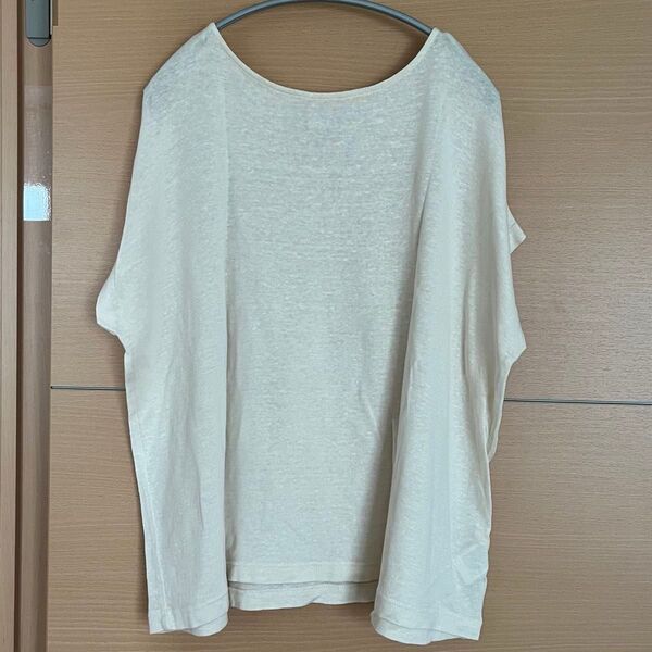 URBAN RESEARCH DOORS リネンコットンカットソー 麻 綿 夏服 トップス