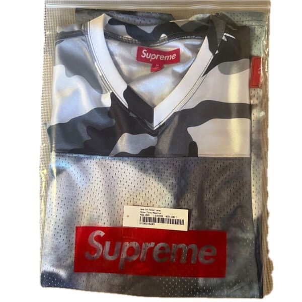 『最終出品』Supreme x Aphex Twin Football Jersey "Snow Camo"サイズM