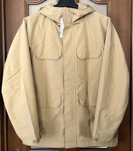 【新品未使用】UNIQLO メンズ マウンテンパーカー ユーテリティパーカ ベージュ M ユニクロ