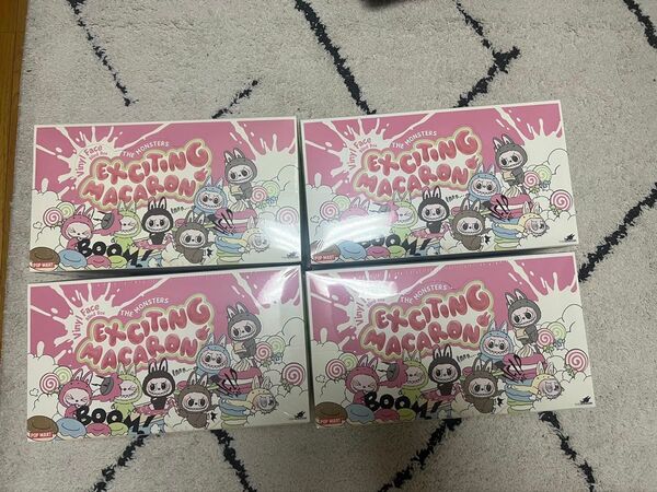 ラブブ THE MONSTERS Exciting Macaron ぬいぐるみ 4BOX