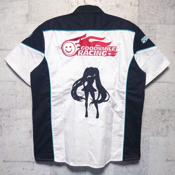 グッドスマイルレーシング チーム右京 ピットシャツ ワークシャツ 2XL