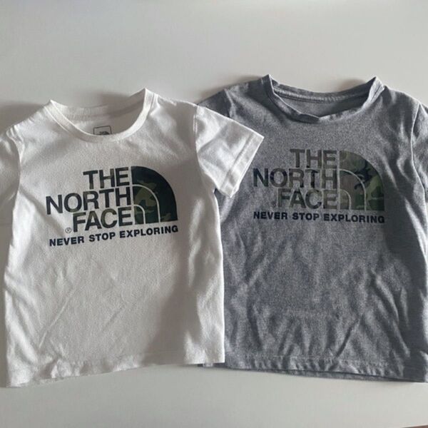 THE NORTH FACE ノース・フェイス Tシャツ カモロゴティー 2枚セット 100