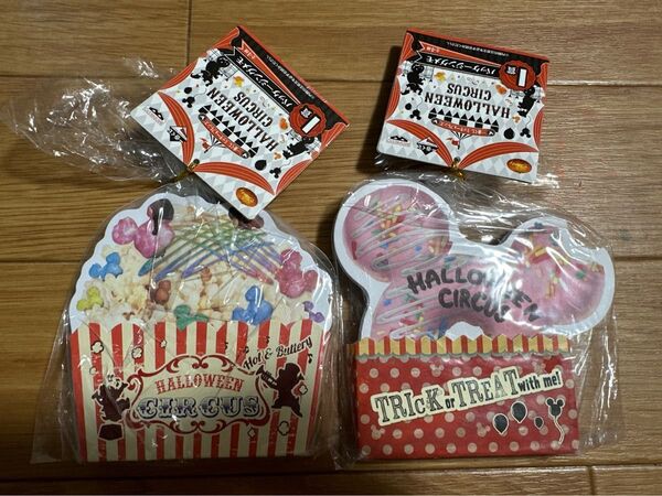 一番くじ ミッキー&フレンズ HALLOWEEN CIRCUS メモ帳 2点セット