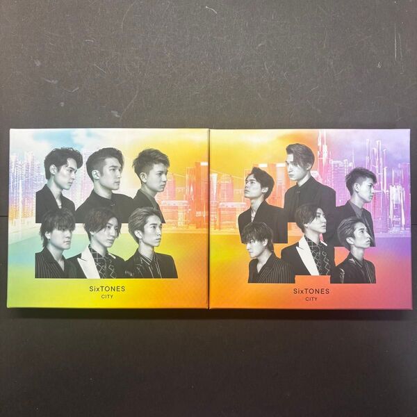 SixTONES CITY アルバム 初回盤A+B 2枚セット DVD