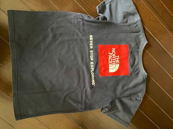 THE NORTH FACEスクエアロゴ Tシャツ ネイビー150